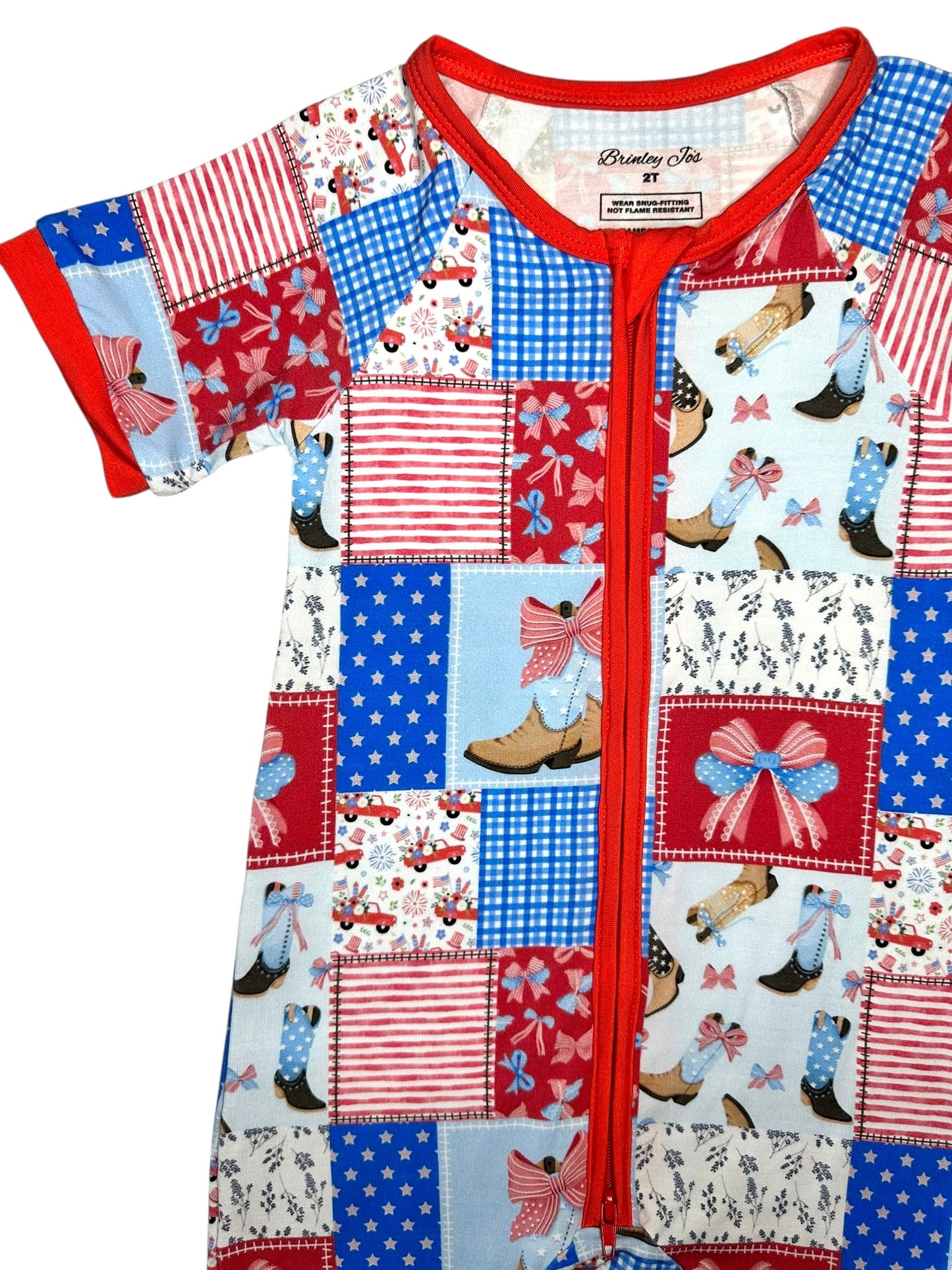 Star-Spangled Sweetheart Bamboo Shortie