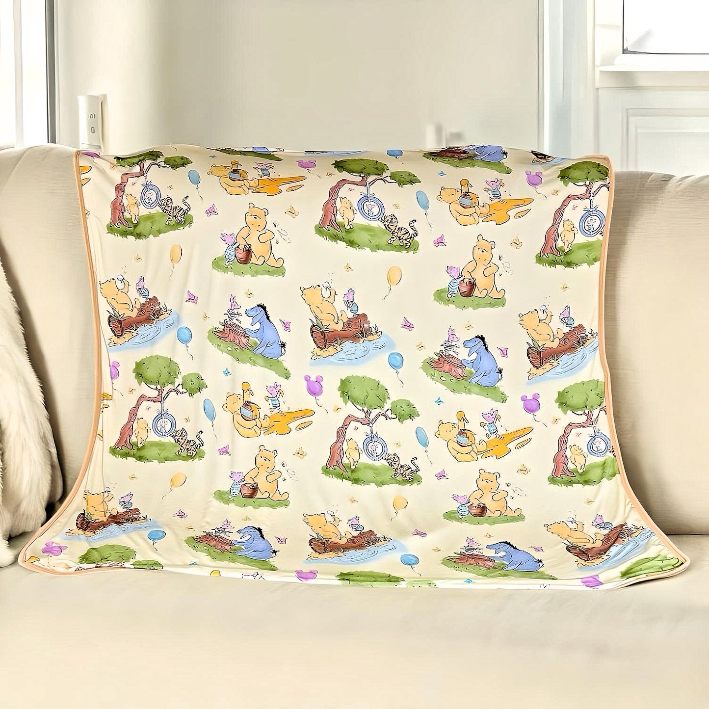 Woodland Friends Bamboo Blanket