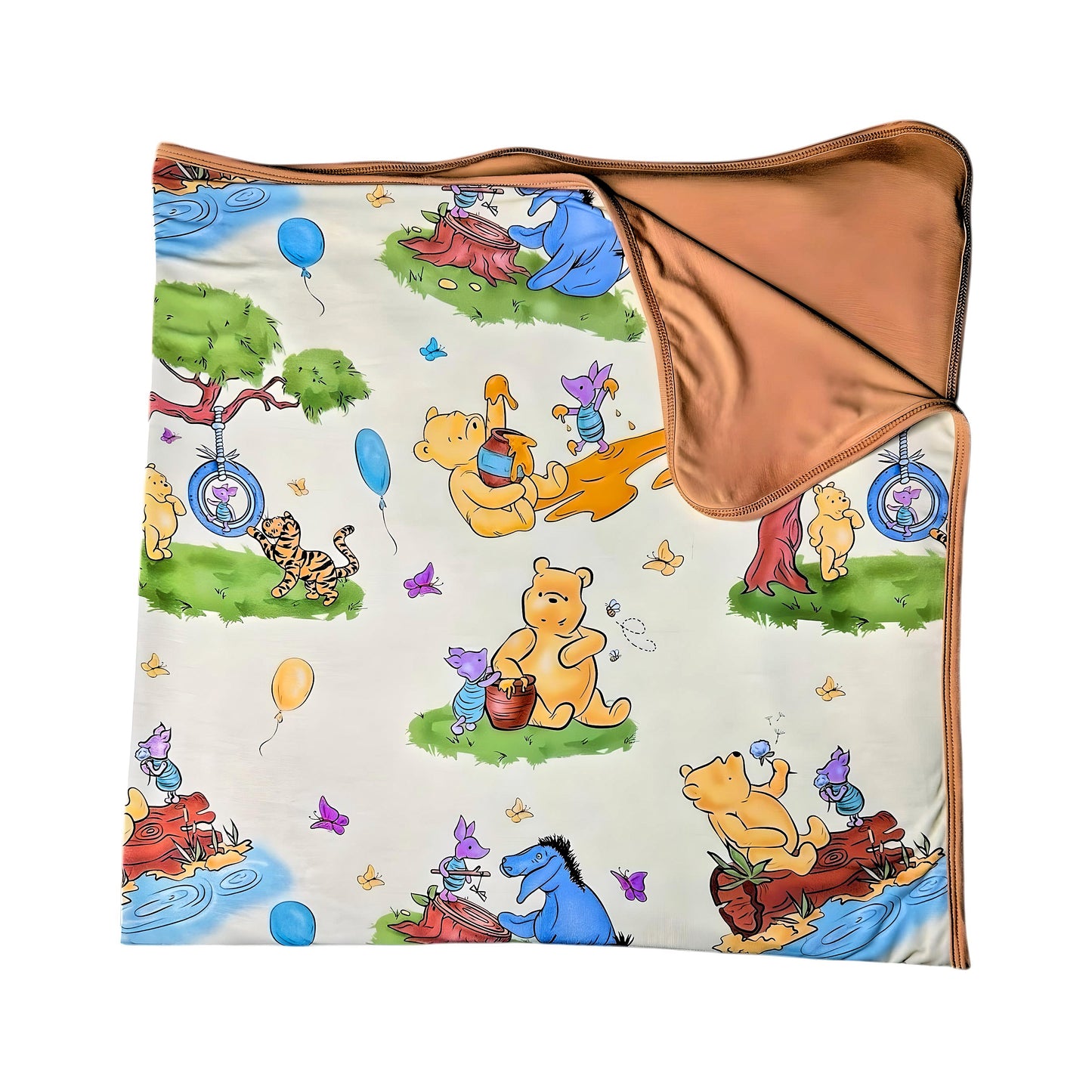 Woodland Friends Bamboo Blanket