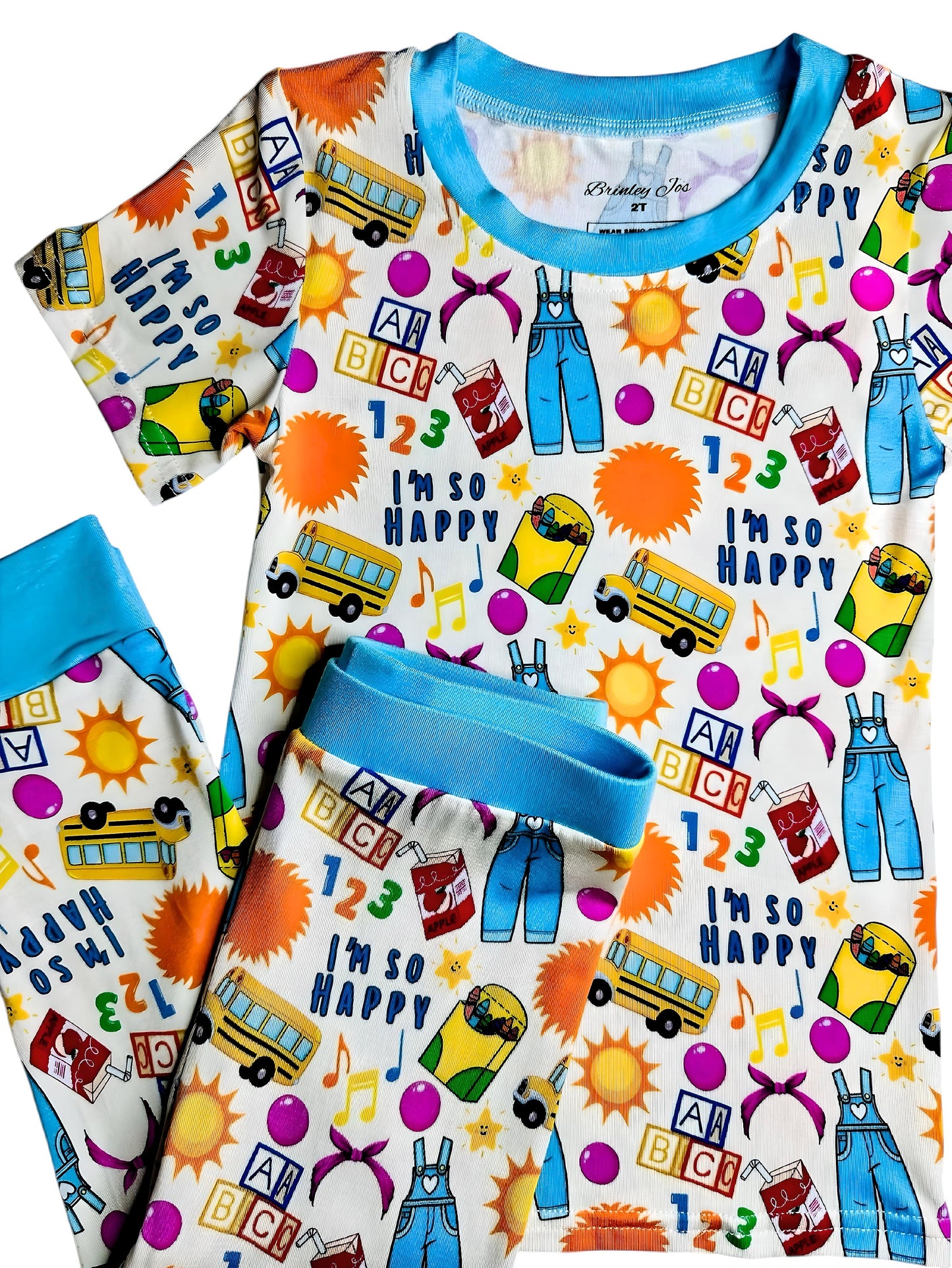 Learning is Fun Bamboo Two Piece Pajama Set