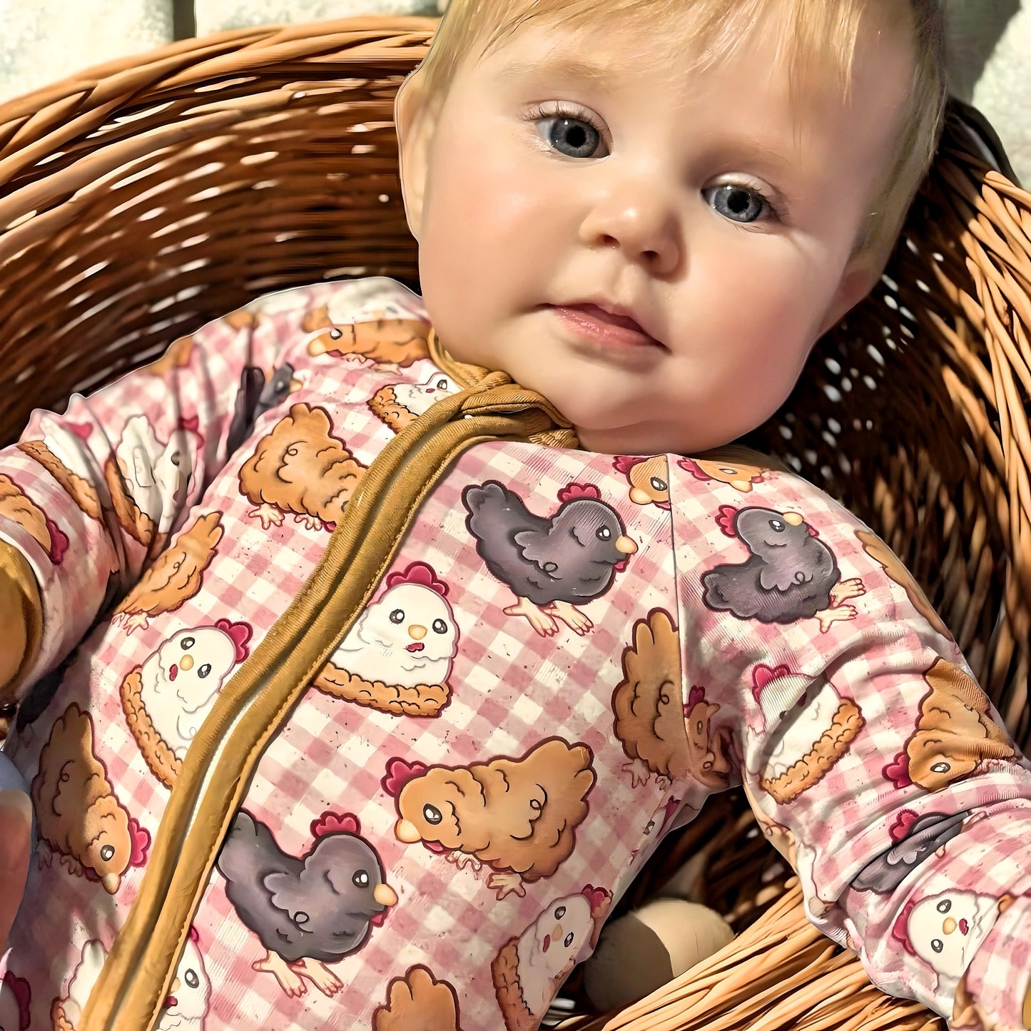Wild Chicks Bamboo Romper