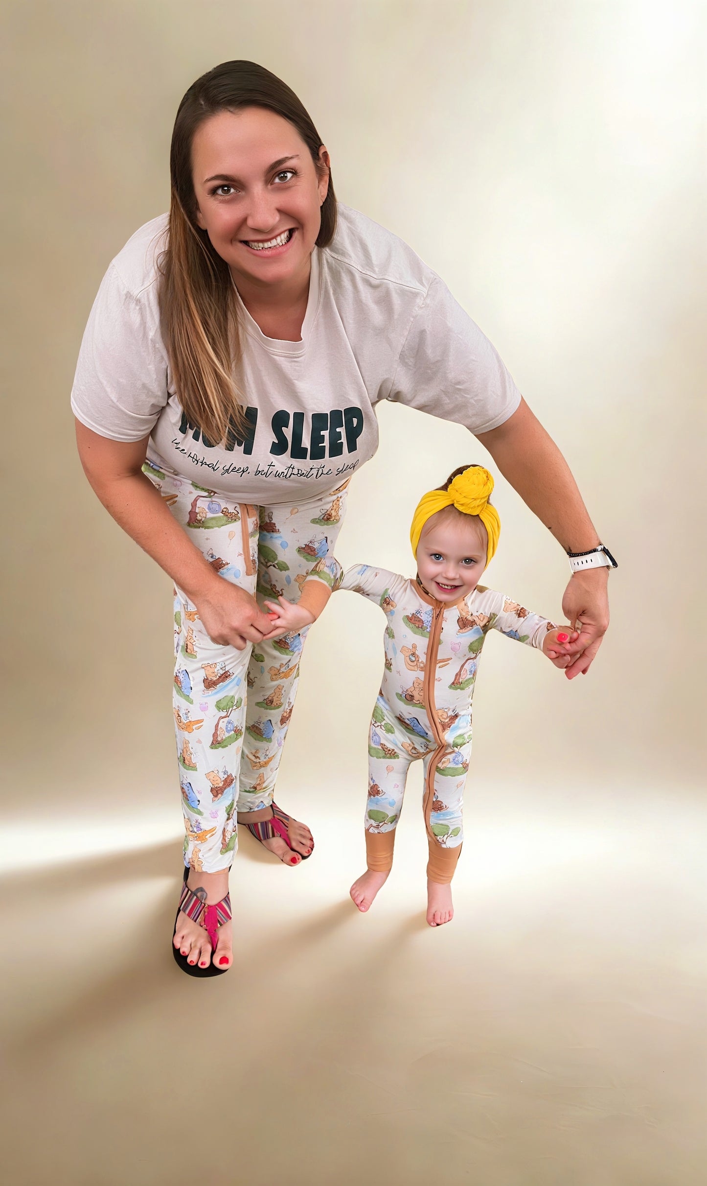 Woodland Friends Bamboo Adult Joggers