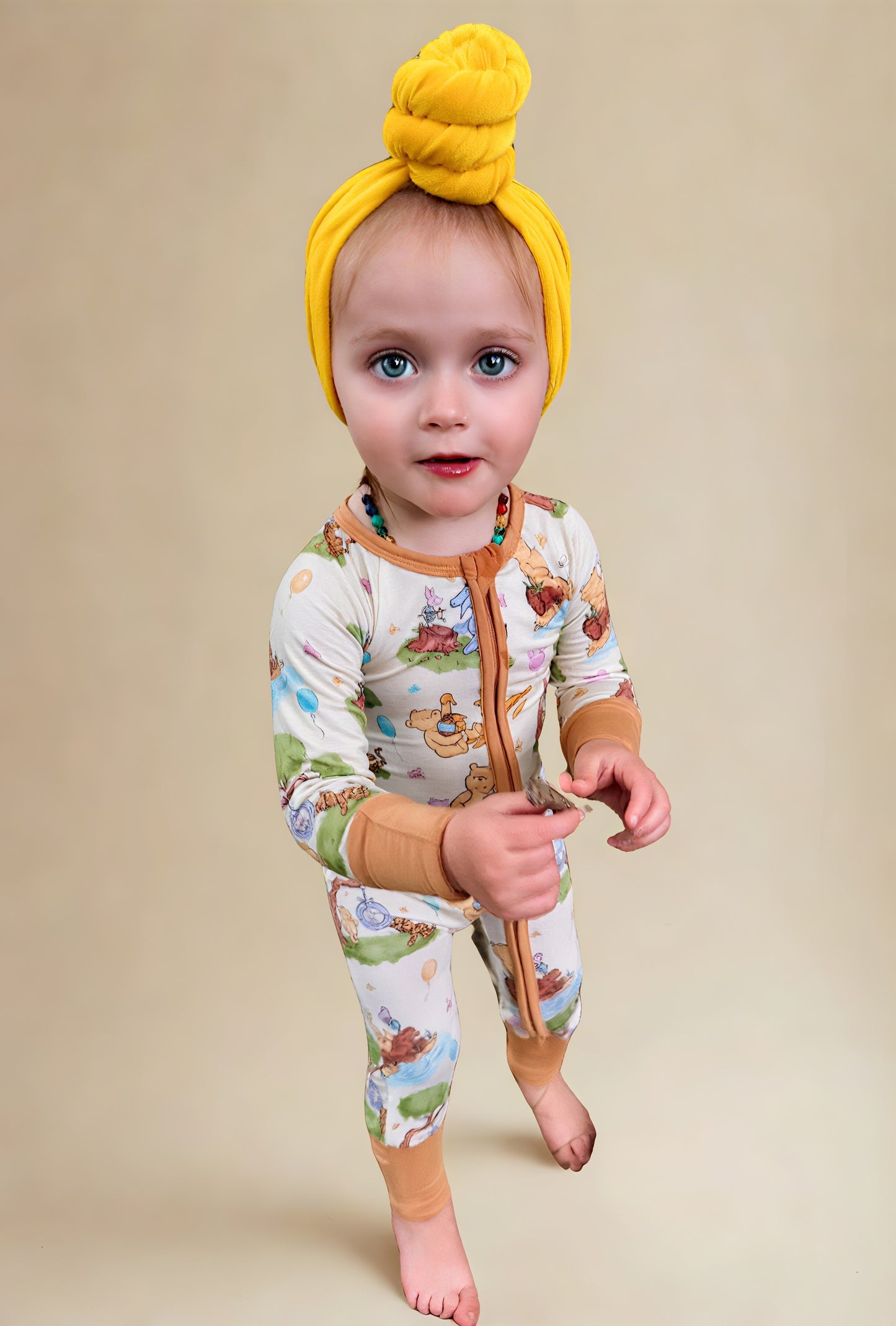 Woodland Friends Bamboo Romper
