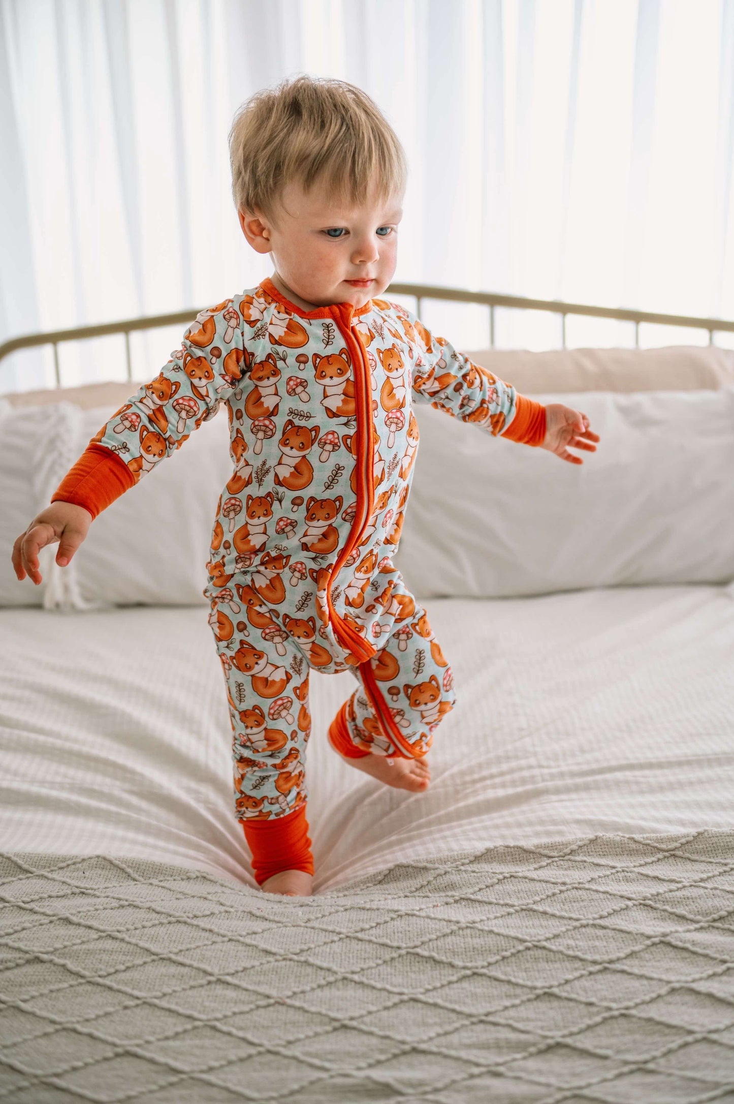 Wild Fox Bamboo Romper