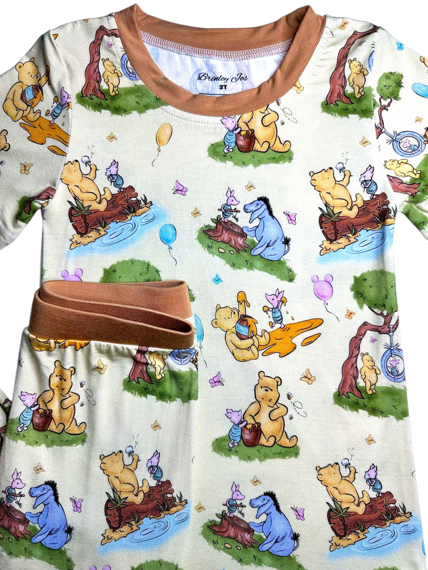 Woodland Friends Bamboo Two Piece Pajama Set