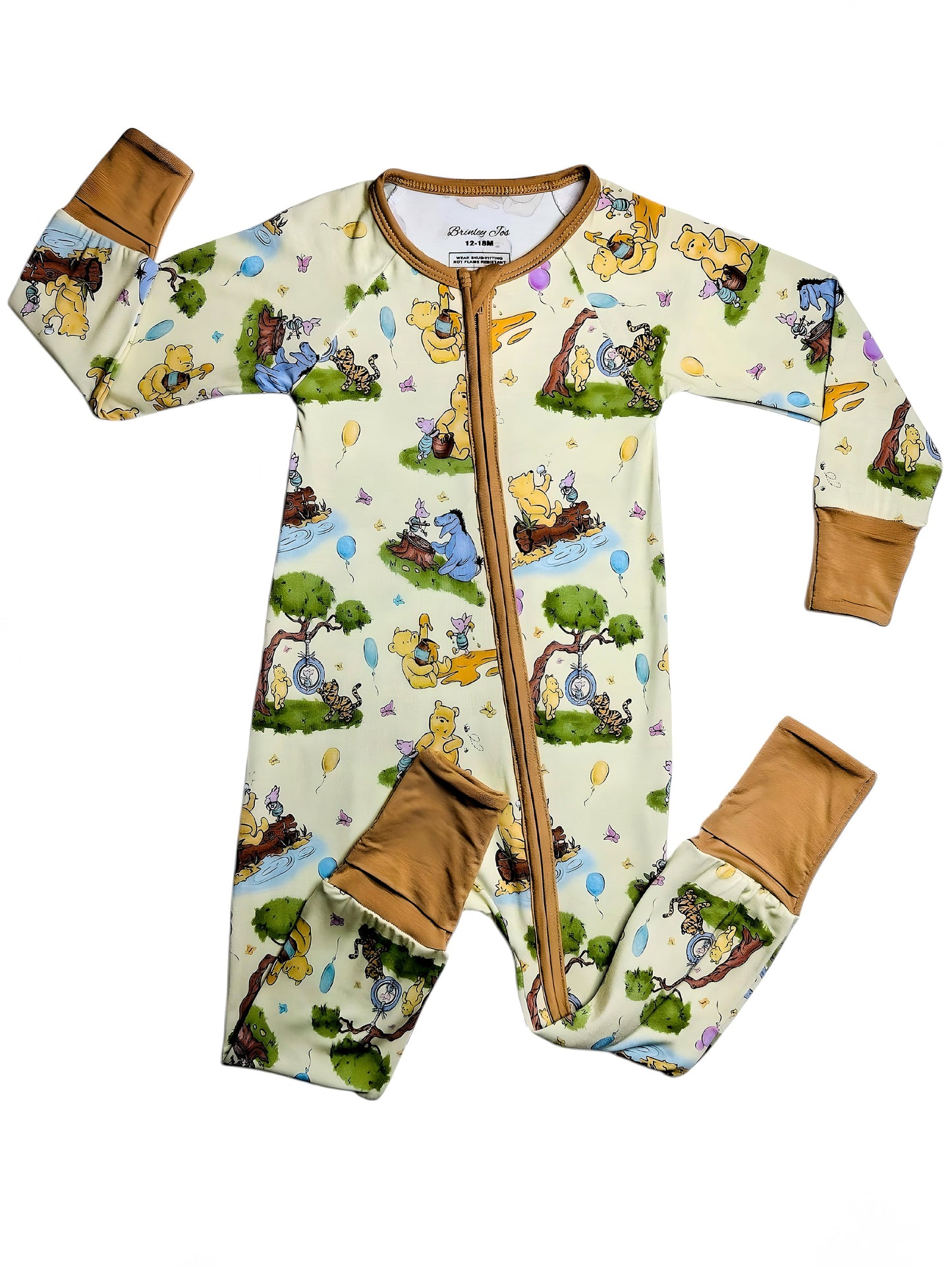 Woodland Friends Bamboo Romper