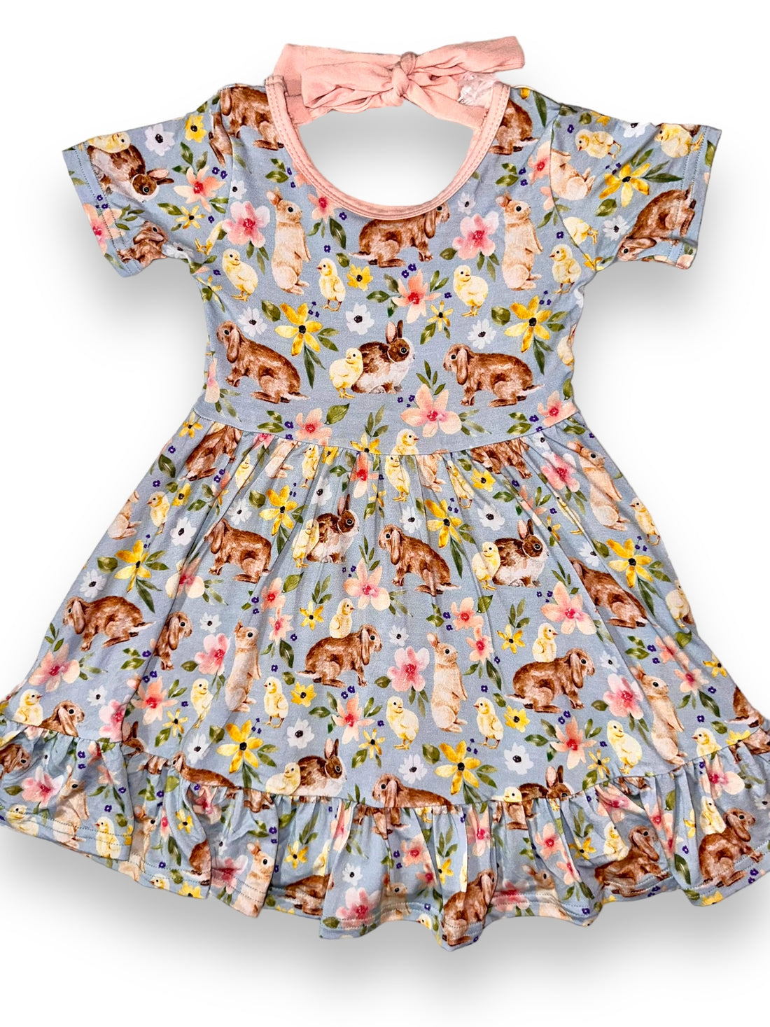 Bunny Blooms Twirl Dress