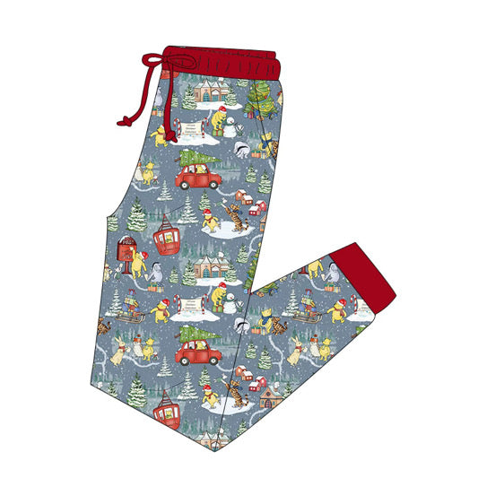 Winter Wonderland Adult Bamboo Joggers