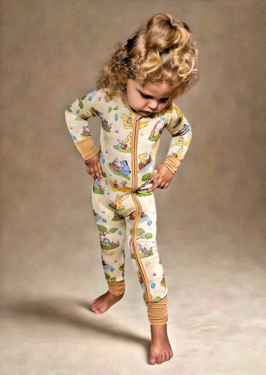 Woodland Friends Bamboo Romper
