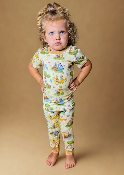 Woodland Friends Bamboo Two Piece Pajama Set