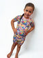 Rainbow Flutters Bamboo Two Piece Short Sleeve & Short Set