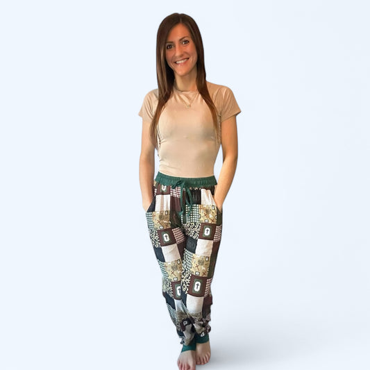 I Can Do All Things Through Christ Camo Bamboo Adult Joggers