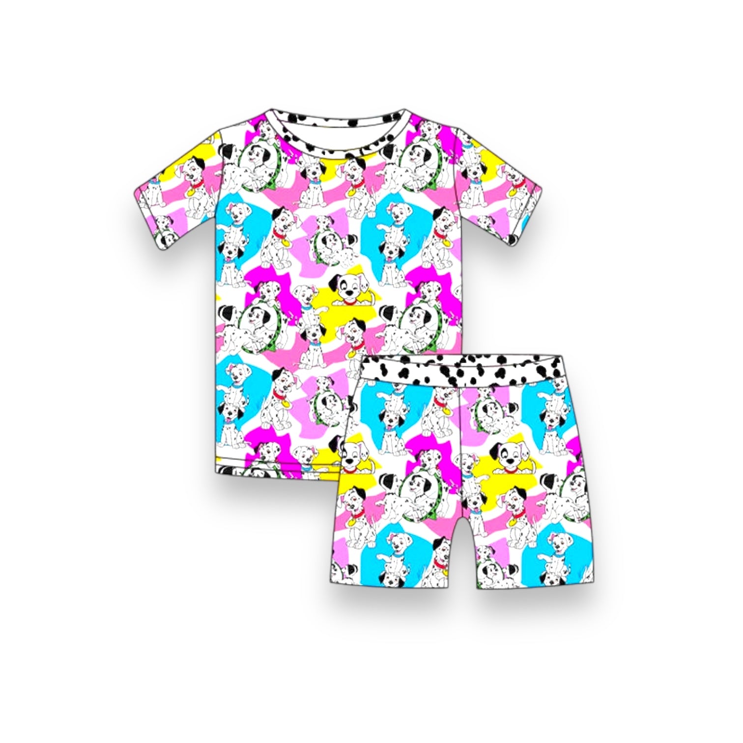 Dog Dog Two Piece Short Set