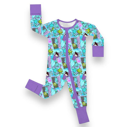 Groovy Monsters Romper