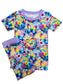 Rainbow Flutters Bamboo Two Piece Short Sleeve & Short Set
