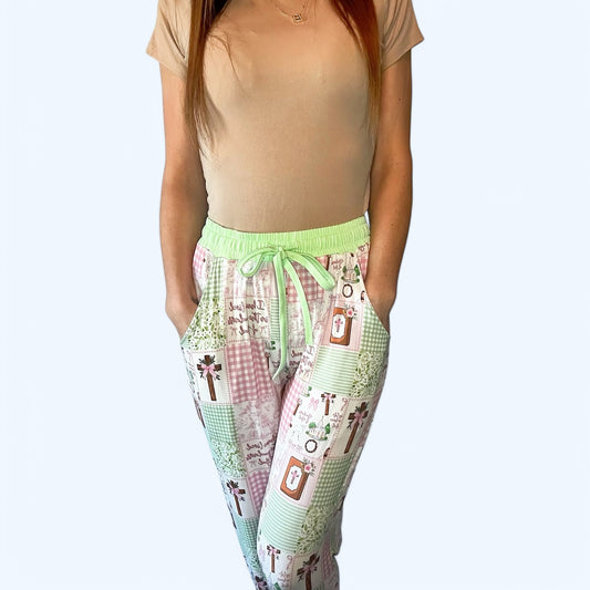 The Goodness of God Pink Adult Joggers