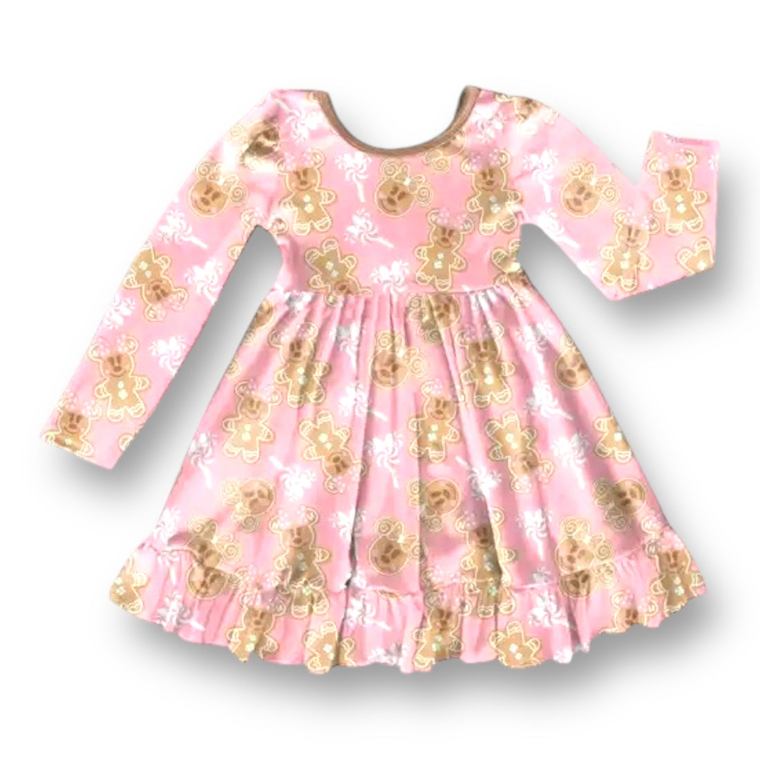 Gingerbread Princess Twirl Dress