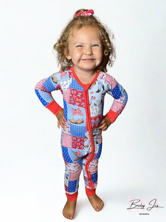Star-Spangled Sweetheart Bamboo Romper