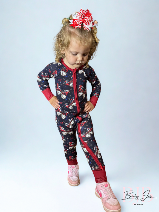 Firework Flutters Bamboo Romper