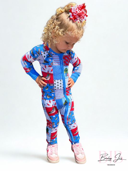 FireQUACKer Bamboo Romper