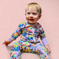Rainbow Flutters Bamboo Romper