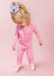 Magenta Solid Bamboo Romper