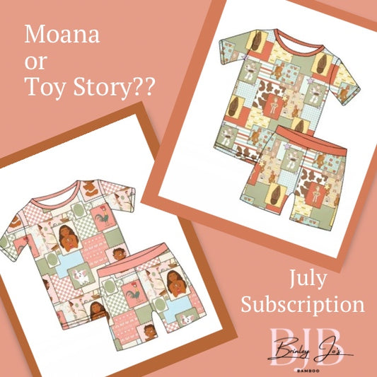 Exclusive Design Monthly Subscription (July Two Piece Short Set)