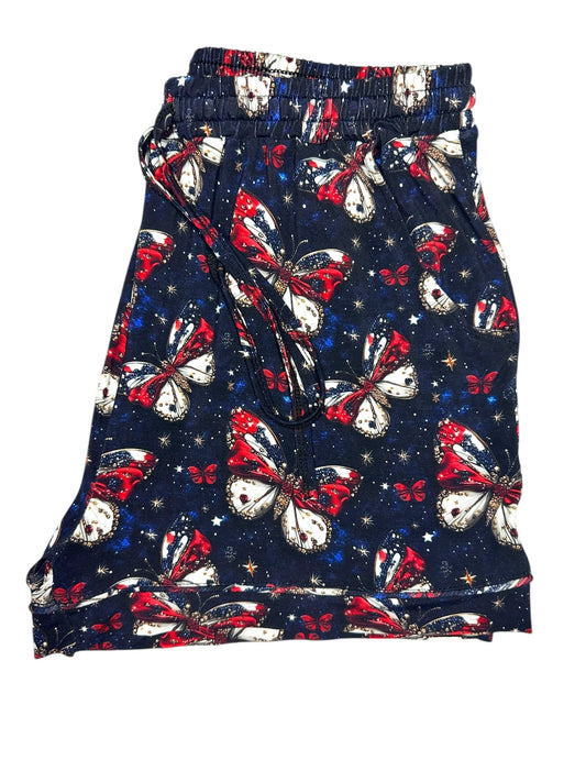 Firework Flutters Adult Bamboo Shorts