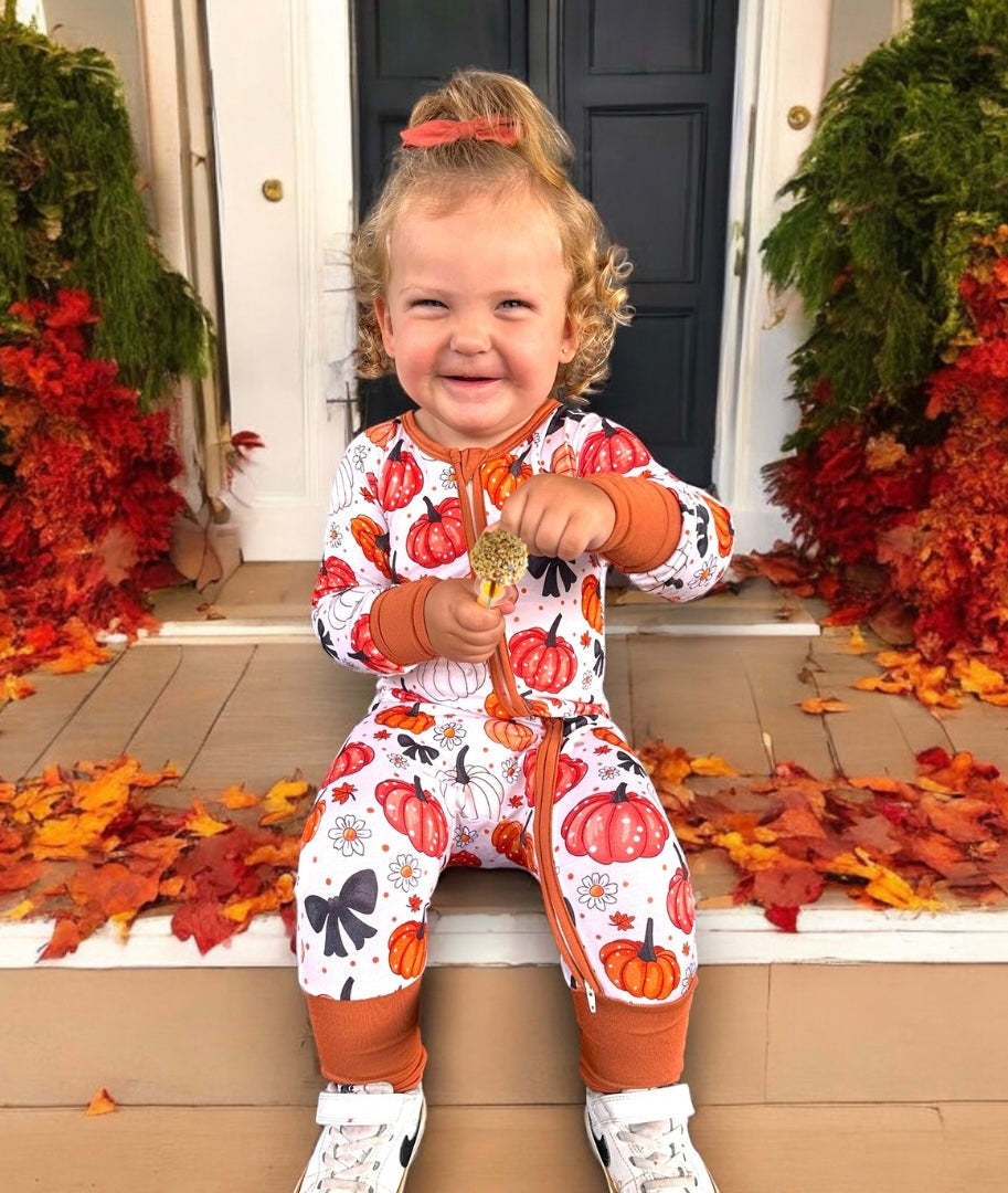 Pumpkin Spice Romper