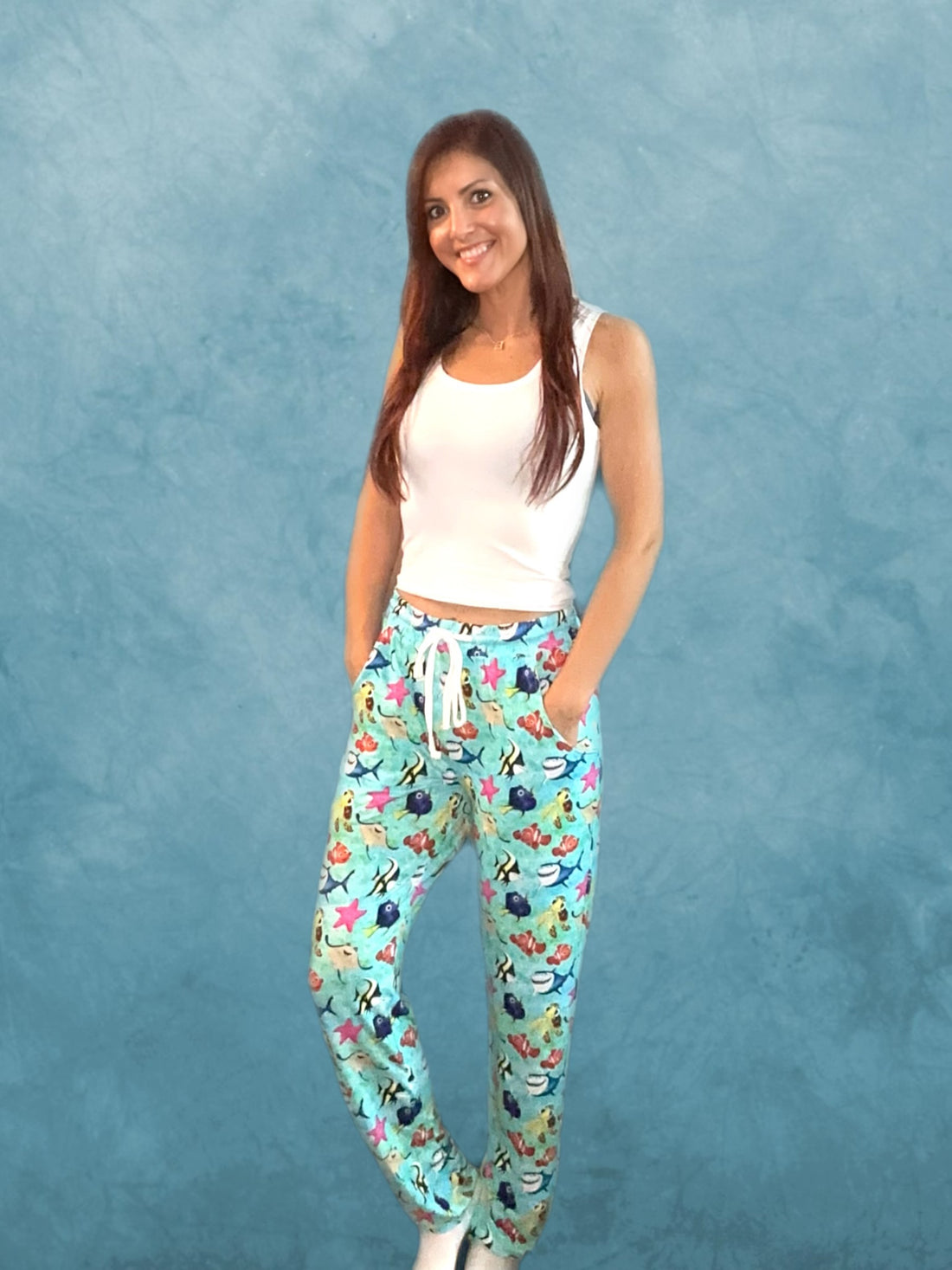 Under the Sea Fishy Adult Bottoms