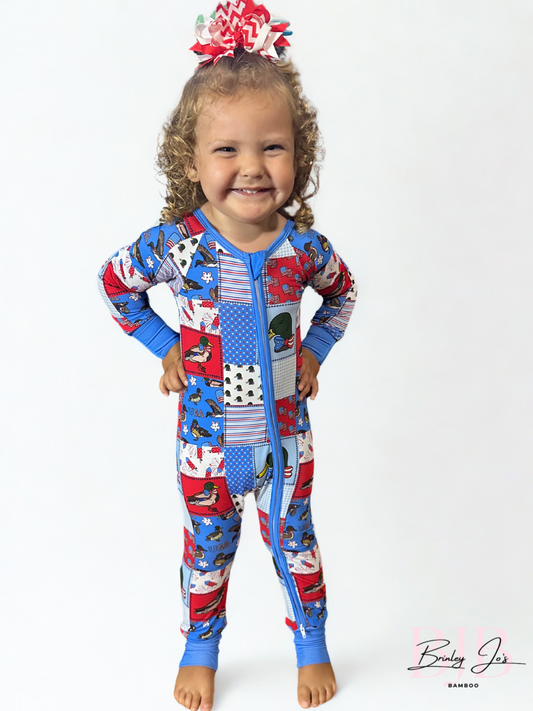 FireQUACKer Bamboo Romper