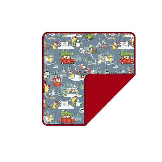 Winter Woodlands Bamboo Blanket