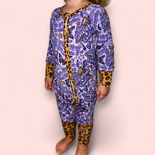 Cheetah Sisters Romper