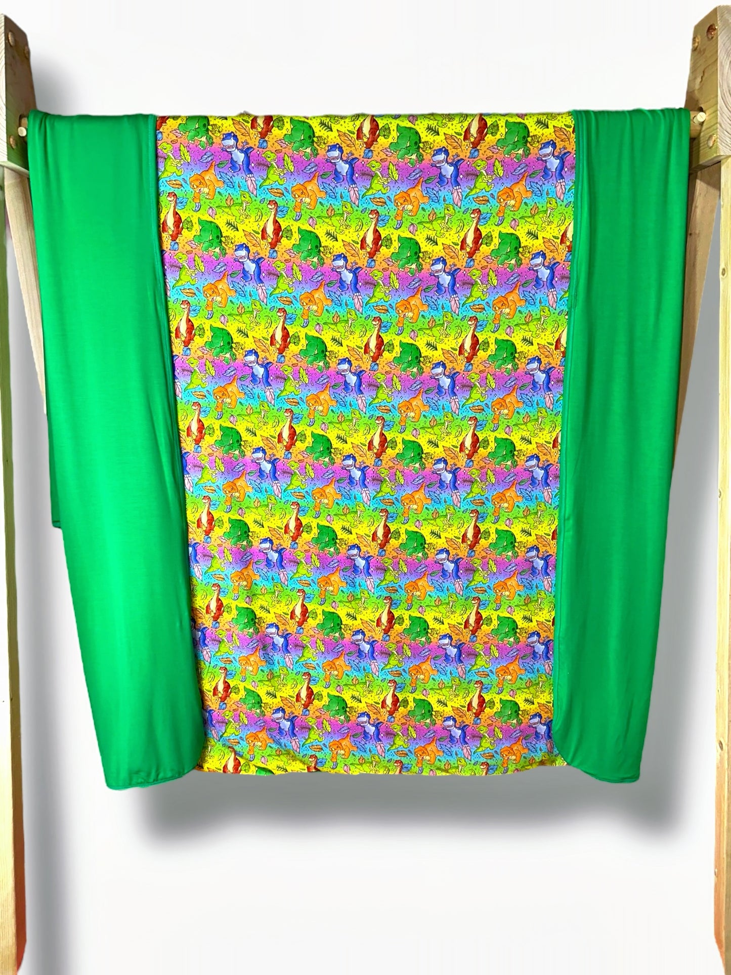 Dinosaur Adventures Bamboo Blanket