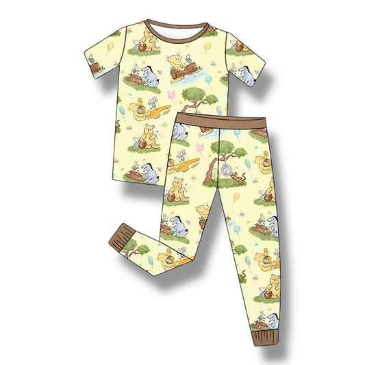 Woodland Friends Bamboo Two Piece Pajama Set