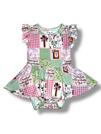 The Goodness of God Bamboo Twirl Dress With Bodysuit & Snaps